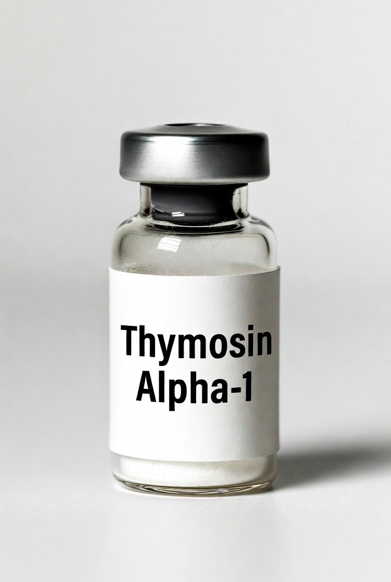 Thymosin Alpha-1 >= 99% HPLC research peptide vial